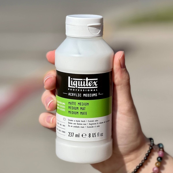 LIQUITEX MATTE MEDIUM 8 OZ